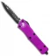 Microtech Troodon D/E OTF Automatic Knife Violet (3" Black Full Serr)