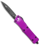 Microtech Troodon D/E OTF Automatic Knife Violet (3" Black)