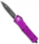 Microtech Troodon D/E OTF Automatic Knife Violet (3" Black)