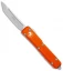 Microtech Ultratech T/E OTF Automatic Knife Orange CC (3.4" Stonewash) 123-10