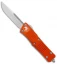 Microtech Troodon S/E OTF Automatic Knife Orange (3" Stonewash) 139-10OR