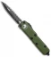 Microtech UTX-85 D/E OTF Automatic Knife OD Green (3.125" Black Full Serr)