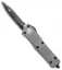 Microtech Troodon D/E OTF Automatic Knife  Gray (3" Black Full Serr)