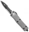 Microtech Troodon D/E OTF Automatic Knife  Gray (3" Black Serr) 138-2GY