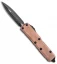 Microtech UTX-85 D/E OTF Automatic Knife Copper (3.125" Black) 232-1CP