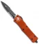 Microtech Combat Troodon D/E OTF Auto Knife Orange (3.8" Black Serr) 142-2OR