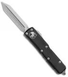 Microtech UTX-85 Spartan OTF Automatic Knife Black (3.125" Stonewash)