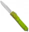 Microtech Ultratech S/E Green Zombie Tech OTF Knife (3.5" Stonewash Serr)