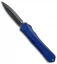 Heretic Knives Manticore-X Double Edge OTF Breakthrough Blue (3.75" Black)