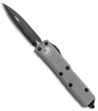 Microtech UTX-85 D/E OTF Automatic Knife Gray (3.125" Black) 232-1GY