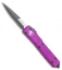 Microtech Ultratech Bayonet OTF Automatic Knife Violet CC (3.4" Black) 120-1VI