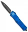Microtech Combat Troodon D/E OTF Automatic Knife Blue (3.8" Black) 142-1BL