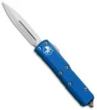 Microtech UTX-85 D/E OTF Automatic Knife Blue (3.125" Satin) 232-4BL