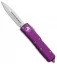 Microtech UTX-85 D/E OTF Automatic Knife Violet (3.125" Satin) 232-4VI