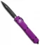 Microtech Ultratech Dagger D/E OTF Automatic Knife Violet (3.4" Black)
