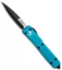 Microtech Ultratech Bayonet OTF Automatic Knife Turquoise CC (3.4" Black)