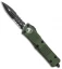Microtech Troodon D/E OTF Automatic Knife  OD Green (3" Black Serr) 138-2OD
