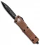 Microtech Troodon D/E OTF Automatic Knife Tan (3" Black) 138-1TA