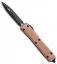Microtech Copper Top Ultratech D/E OTF Automatic Knife (3.4" Black)