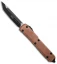 Microtech Copper Top Ultratech T/E OTF Automatic Knife (3.4" Black)