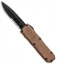 Guardian Tactical RECON-035 D/A OTF Automatic Knife Tan (3.3" Black Serr) 97112