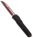 Microtech Cypher MK7 S/E OTF Automatic Knife Black/Red Hw (4" Red) 241M-1RDB