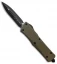 Microtech Combat Troodon D/E OTF Automatic Knife OD Green G-10 (3.8" Black)