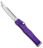 Microtech Marfione Custom Pink/Purple Splash Halo V Tanto Knife (4.6" Polished)