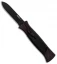 AKC 777 Blackfinger OTF Automatic Knife Sim Carbon Fiber (3.375" Black Flat)