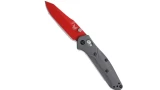 Benchmade 945RD-2401 Lock Knife Gray/Red