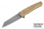 Pro-Tech Malibu Reverse Tanto - Bronze Handle - Stonewashed Blade