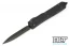 Microtech 122-1UT-DS Ultratech D/E - Black Frag Handle - Black Blade - Signature Series