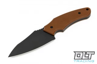 Jake Hoback Shepherd - Brown G-10 - Black DLC Stonewashed