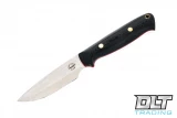 NWK Ajax - Satin - Black Linen - Red Liners - 115 vs Hogue EX-F02 Clip Point - Black Polymer - Black Blade