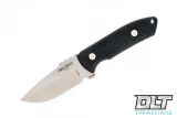 Pro-Tech SBR Fixed Blade - Black G-10 Handle - Satin Blade - Leather Sheath vs Hogue EX-F03 Clip Point - Tumbled Blade
