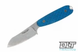 Pro-Tech SBR Fixed Blade - Orange G-10 Handle - Two Tone Blade - Kydex Sheath vs Bradford Guardian 3.5 Cru-Wear - Black & Blue G-10 - Sheepsfoot - Stonewashed