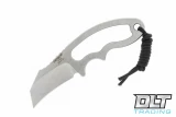 Pro-Tech SBR Fixed Blade - Orange G-10 Handle - Two Tone Blade - Kydex Sheath vs Hogue EX-F03 Hawkbill - Tumbled Blade