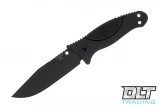 Hogue EX-F02 Clip Point - Black Polymer - FDE Insert - Tumbled Blade vs Hogue EX-F02 Clip Point - Black Polymer - Black Blade