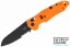 Hogue Trauma First Response Tool Sheepsfoot - Orange G-10 - Partially Serrated - Black Blade