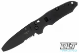 Hogue Trauma First Response Tool - Black G-10 - Partially Serrated - Black Blade