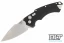 Hogue EX-A05 3.5" Spear Point - Black Aluminum - Tumbled Blade