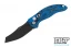 Hogue EX-A04 Wharncliffe - G-Mascus Blue Lava G-10 - Black Blade