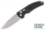 Hogue EX-A03 Drop Point - Black Polymer - Tumbled Blade