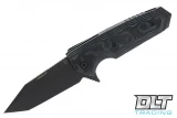 Hogue EX-02 Flipper Tanto - G-Mascus Black G-10 - Black Blade