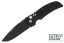 Hogue EX-A01 4" Drop Point - Black Aluminum - Black Blade