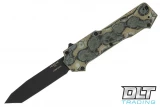 Hogue Compound Tanto - G-Mascus Green G-10 - Black Blade