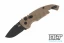 Hogue A01 Microswitch CA Drop Point - FDE Aluminum - Black Blade