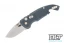 Hogue A01 Microswitch CA Drop Point - Grey Aluminum - Tumbled Blade
