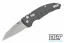 Hogue A01 Microswitch Wharncliffe - Grey Aluminum - Tumbled Blade