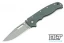 Demko AD20.5 - Slotted Clip Point - Grey Grivory